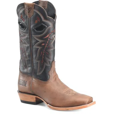 Double-h Boots Men's Phantom Rider Boots In Black In Brown