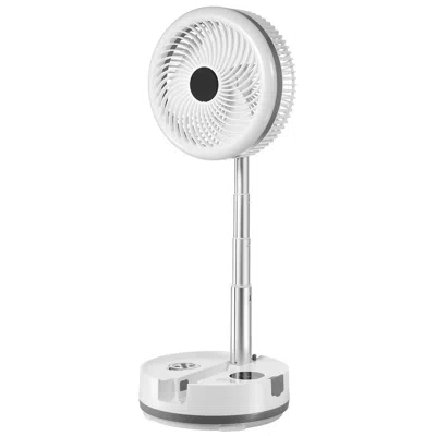 Proxxi 10 Inch Foldable Rechargeable Oscillating Fan 3 In 1 Remote 9 Speeds - 4000mah