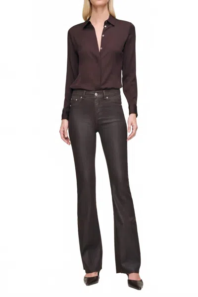 Dl1961 - Women's Bridget High Rise Bootcut Jeans In Chocolate Coated In Brown