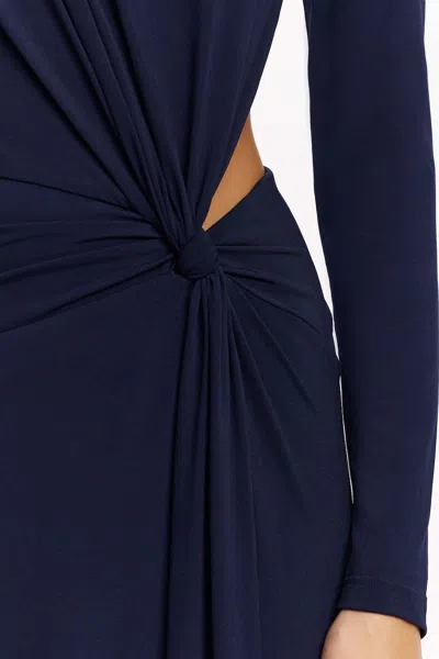 Significant Other June Long Sleeve Maxi Dress In Blue