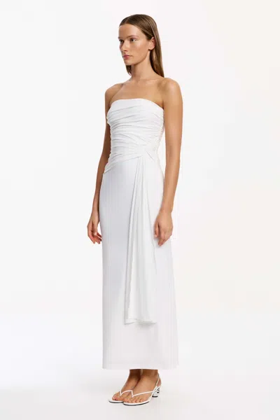Significant Other June Strapless Maxi Dress In White