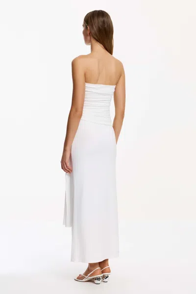 Significant Other June Strapless Maxi Dress In White