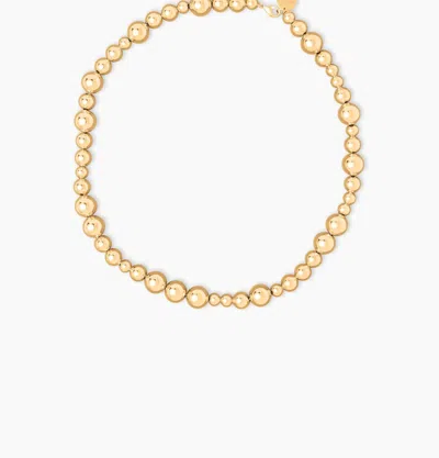 Lie Studio Elly Necklace In Gold In Brown