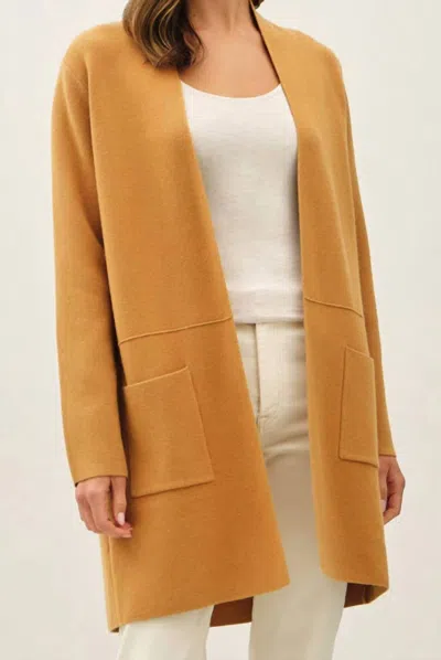 Be Cool Ultra Soft Cardigan In Mustard In Gold