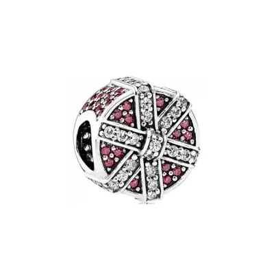 Pandora Red Shimmering Gift Charm - In Multi