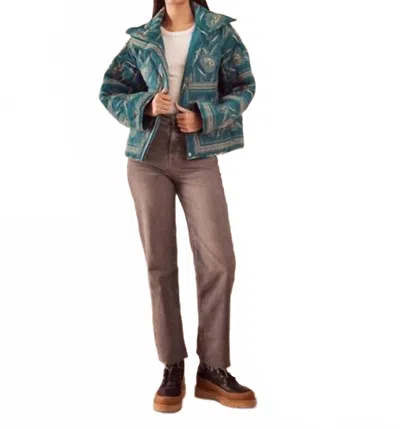 Omika Karima Jacket In Cecile Dragonfly In Green