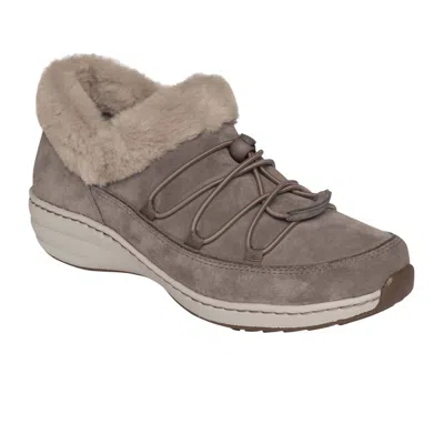 Aetrex Women's Chrissy Slip On Boots In Beige In Gray