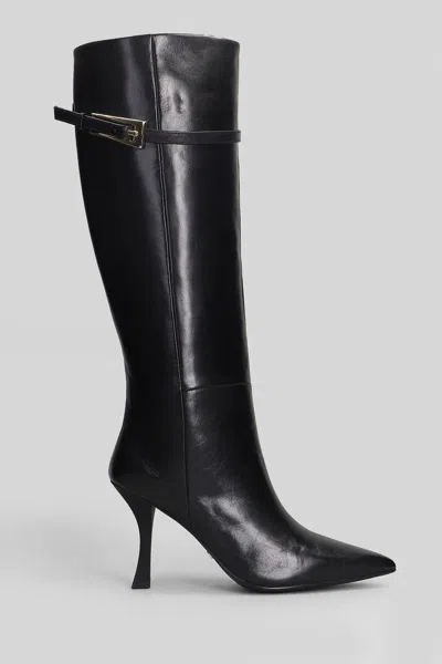 Marc Ellis 90mm Buckle-detail Boots In Black