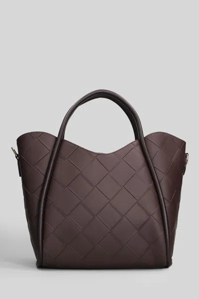 Marc Ellis Basket Plait Tote In Brown