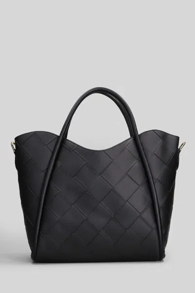 Marc Ellis Basket Plait Tote In Black