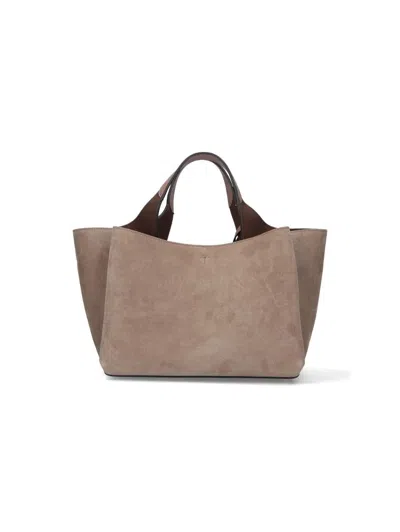 Tod's T-timeless Mini Tote Bag In Brown