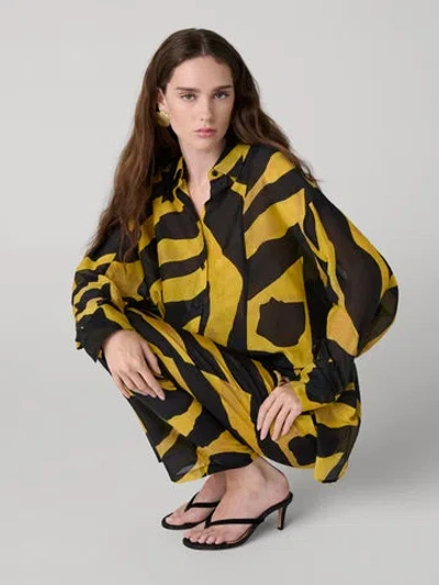 Diane Von Furstenberg Laura Shirt In Multi