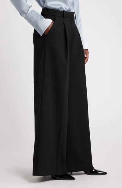 Nordstrom X Harlem's Fashion Row Megan Renee Wide Leg Pants In Black