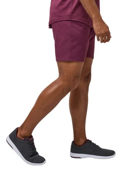 Travismathew Sport Mode Twill Shorts In Purple
