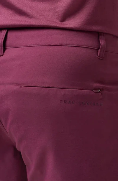 Travismathew Sport Mode Twill Shorts In Purple