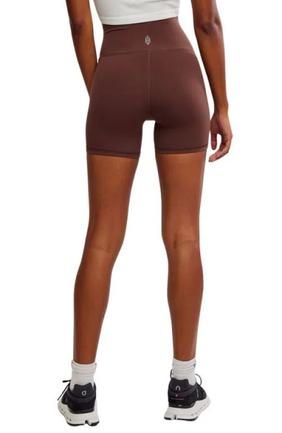 Free People Fp Movement Never Better Bike Shorts In Brown