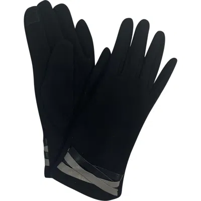 Marcus Adler Jersey Touchscreen Gloves In Black