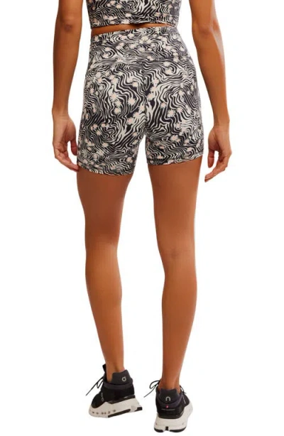Free People Fp Movement Printed Never Better Bike Shorts In Multi