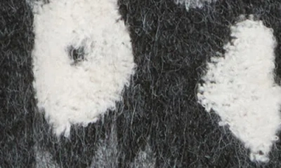 Dr2 By Daniel Rainn Floral Jacquard Button Front Cardigan In Gray