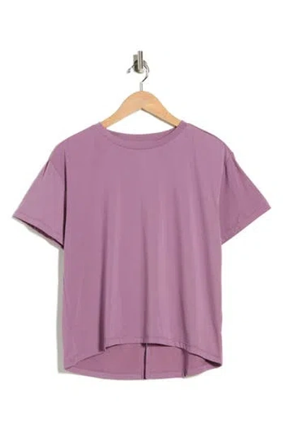 Z By Zella Inspired Knit Activewear T-shirt In Pink