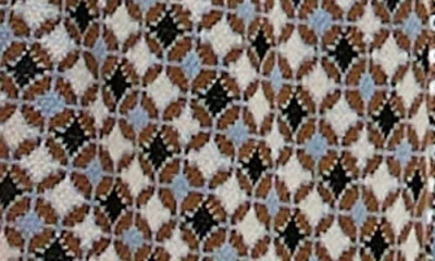 Nina Leonard Shift Dress & Jacquard Cardigan Set In Multi