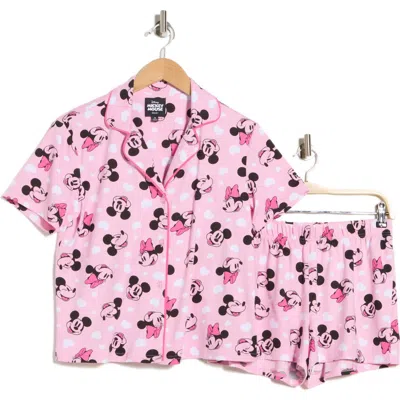 Disney X ® Minnie Mouse Short Pajamas In Pink
