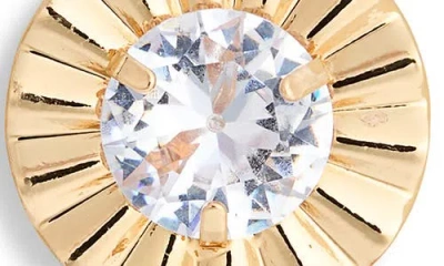 Tasha Crystal Oval Drop Earrings In Gold