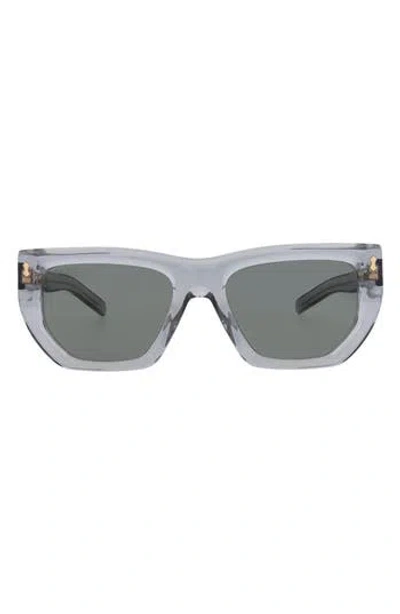Gucci 53mm Cat Eye Sunglasses In Gray