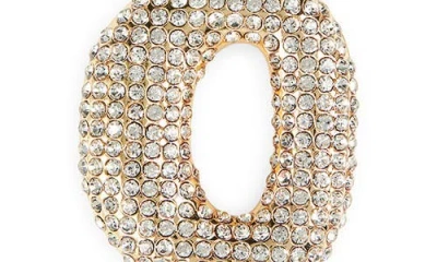 Leith Pavé Initial Bag Charm In Gold