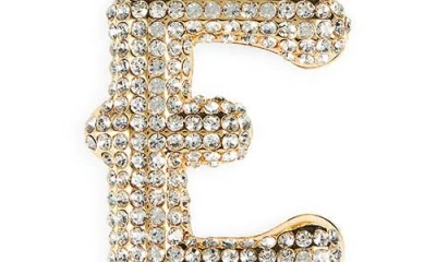 Leith Pavé Initial Bag Charm In Gold
