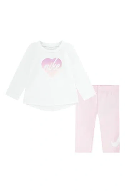 Nike Kids' Long Sleeve Tee & Leggings Set In Multi