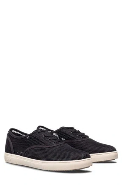 Clae Bruce Knit Low Top Sneaker In Black