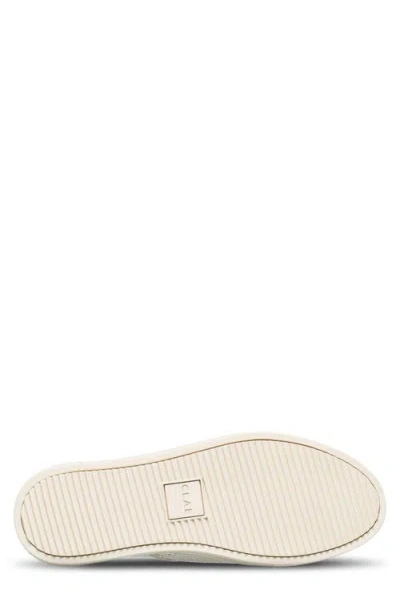 Clae Bruce Knit Low Top Sneaker In White