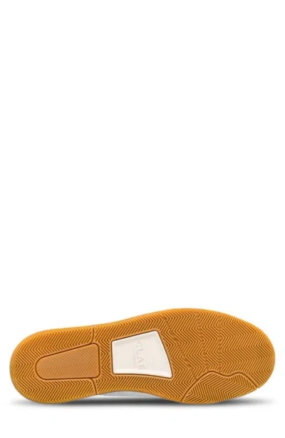 Clae Malone Knit Low Top Sneaker In White