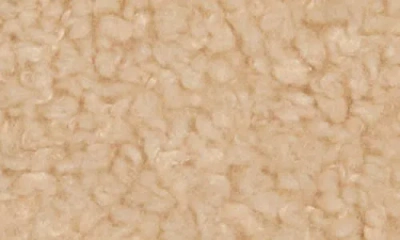 Vigoss High Pile Fleece Crop Jacket In Brown