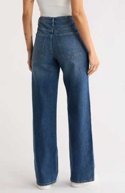 Habitual Hollis Studded Wide Leg Jeans In Blue