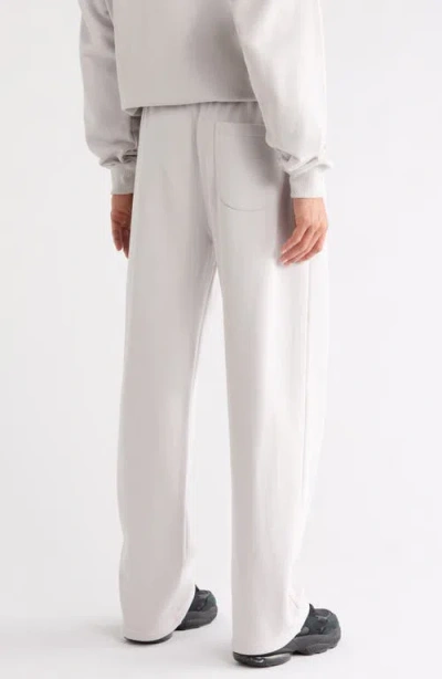 Off-white Printed French Cotton-terry Sweatpants In Gray
