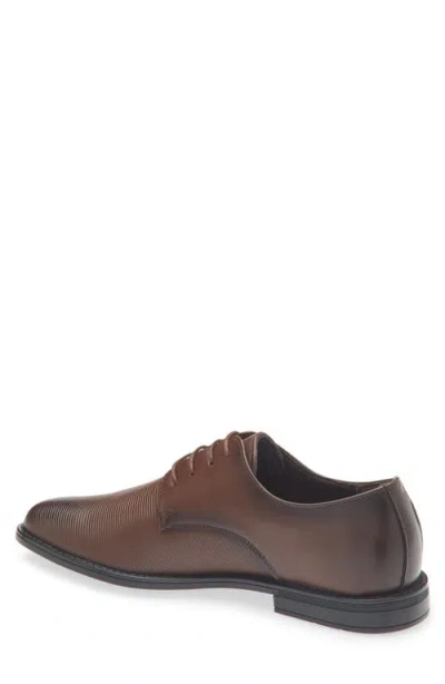 Geoffrey Beene Ribbed Derby In Brown
