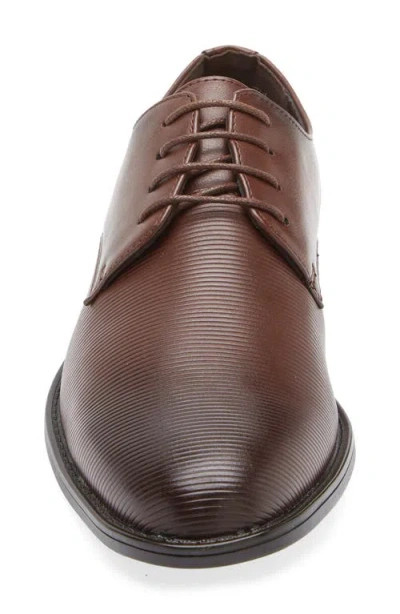 Geoffrey Beene Ribbed Derby In Brown