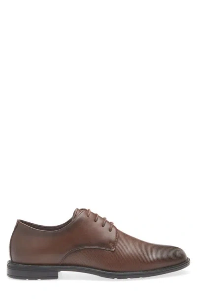 Geoffrey Beene Ribbed Derby In Brown