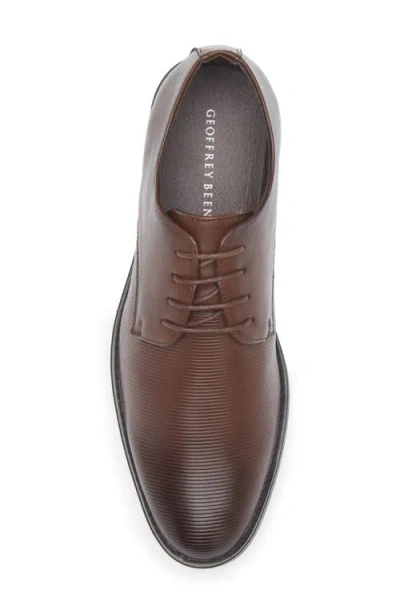 Geoffrey Beene Ribbed Derby In Brown