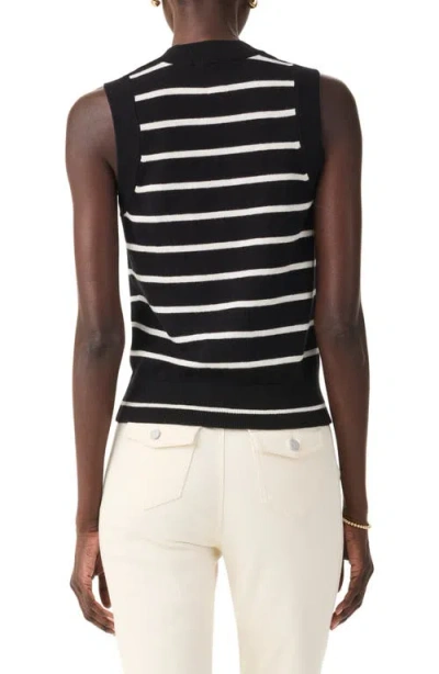 Nic + Zoe Nic+zoe Stripe Essential Sweater Vest In Multi