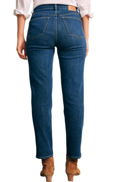 Faherty Slim Straight Leg Jeans In Blue