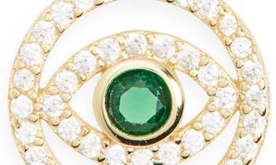 Argento Vivo Evil Eye Pendant Necklace In Gold