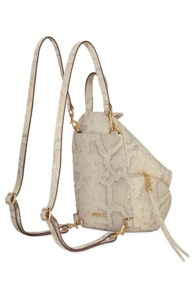 Rebecca Minkoff Convertible Mini Julian Backpack In Brown