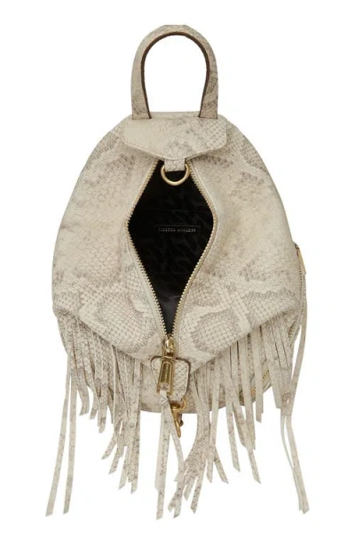 Rebecca Minkoff Convertible Mini Julian Backpack In Brown