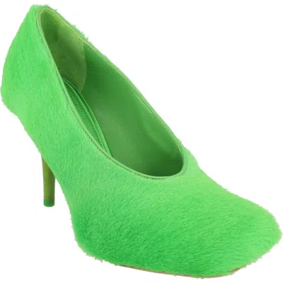 Givenchy Square Toe Spike Heel Pump In Animal Print