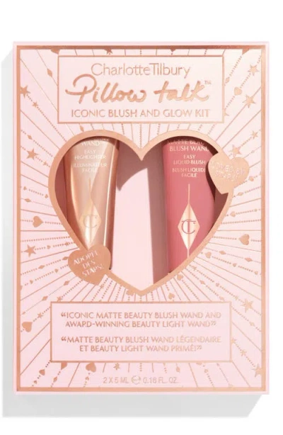 Charlotte Tilbury Pillow Talk Iconic Blush And Glow Kit - Limited Edition Cheek Kit In Transparent