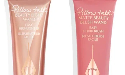 Charlotte Tilbury Pillow Talk Iconic Blush And Glow Kit - Limited Edition Cheek Kit In Transparent