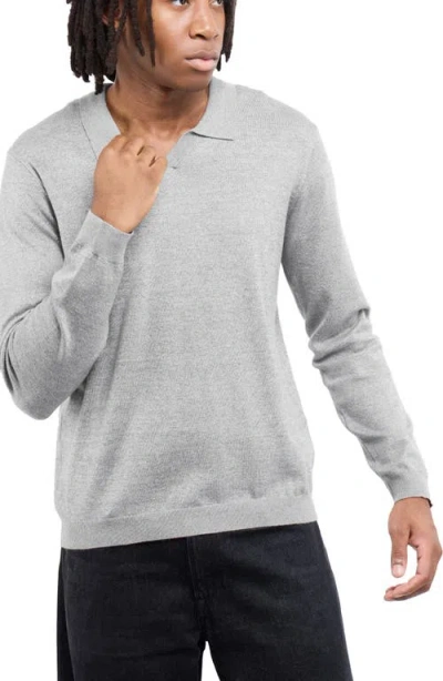 X-ray Xray John Collared Sweater In Gray